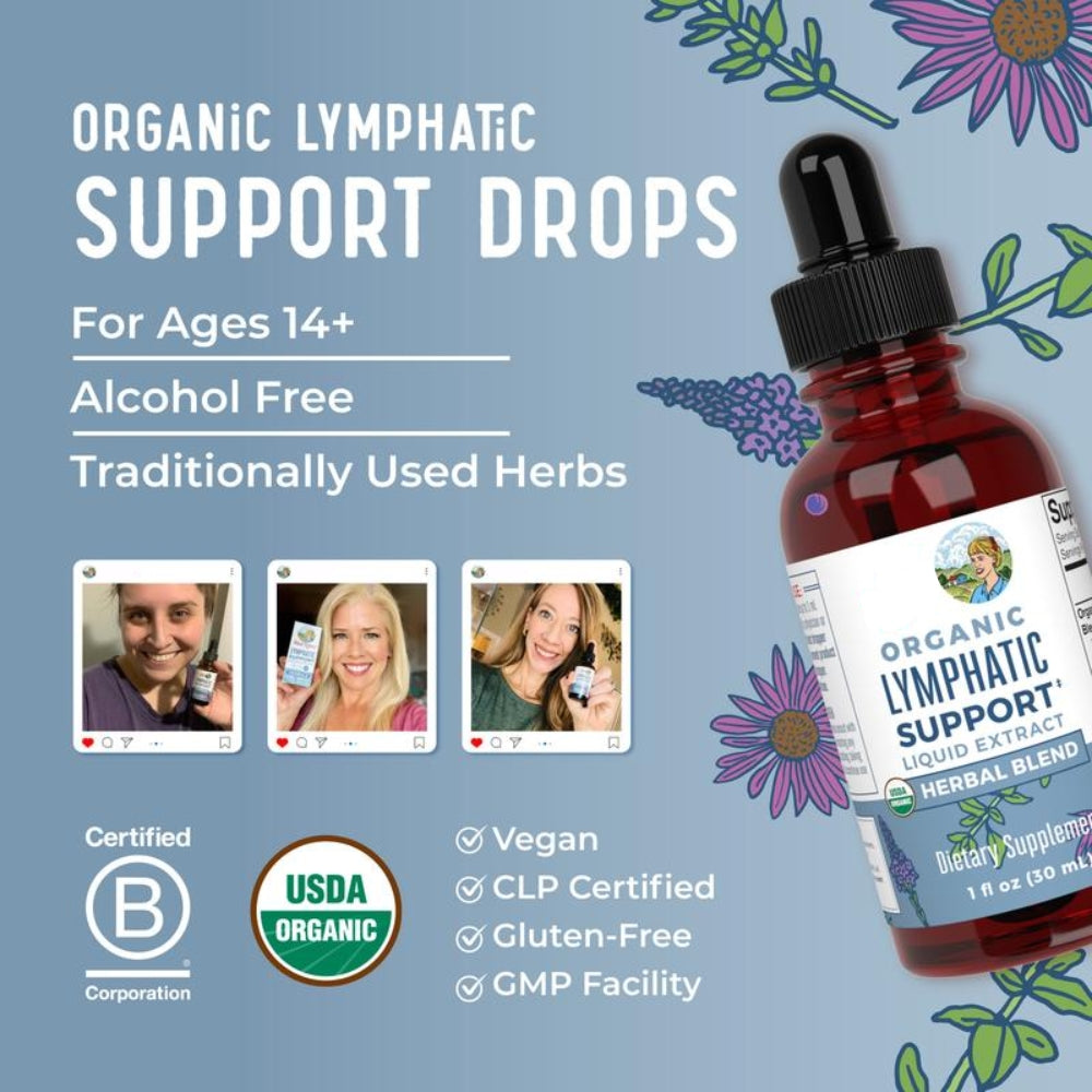 Lymphatic Support Herbal Blend Liquid Drops